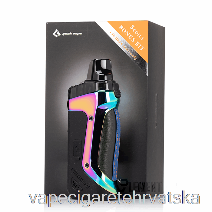 Vape Cigarete Geek Vape Aegis Boost 40w Pod Mod Kit Le Bonus Kit - Rainbow
